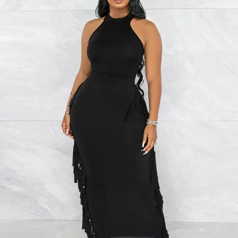Shimmy and Shake Fringe Skirt Set